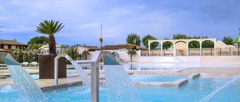 Una piscina climatizada