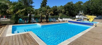 ZEcamping 3 étoiles animé piscine chauffée locatif TV 29m2