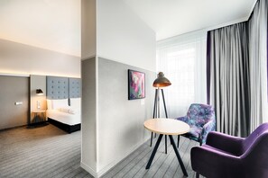 Double Room, Roll-in Shower | Soundproofing, iron/ironing board, free WiFi, bed sheets - Premier Inn München City Ost (Munich)