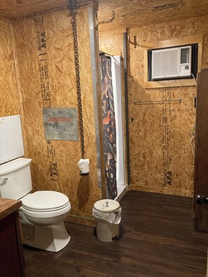 Towels, soap, toilet paper