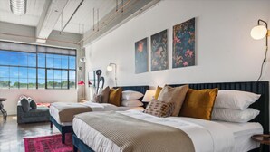 1 室のベッドルーム、デスク、アイロン / アイロン台、WiFi