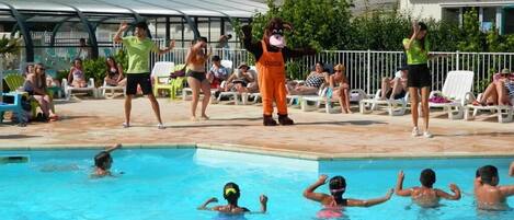 Indoor pool, a heated pool