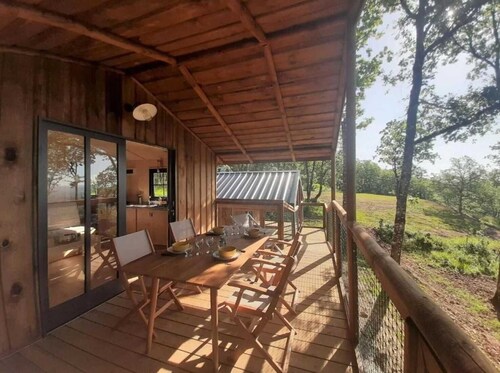 Cabane 3 étoiles - Piscine  - efchbi