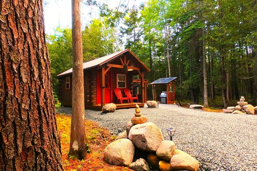 You will love this brand new private and cozy cabin in a great location!