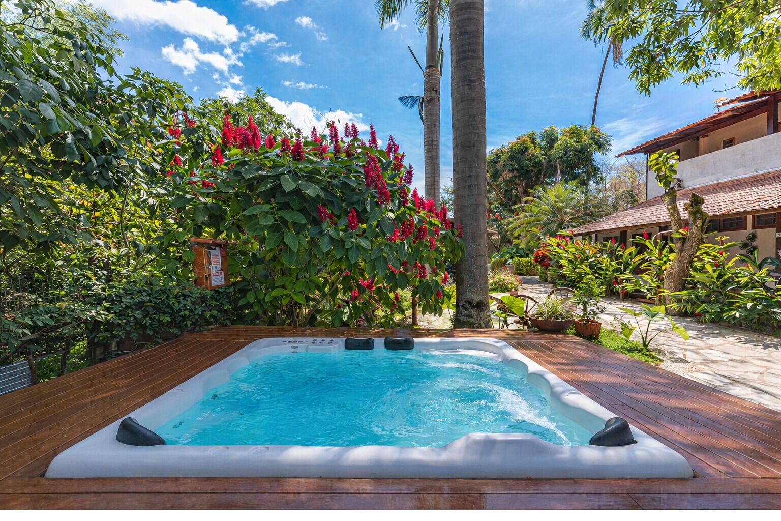 야외 스파 욕조