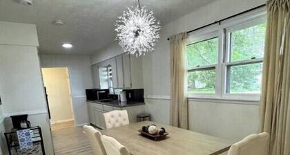 Charming, updated home in town w/private yard and foosball