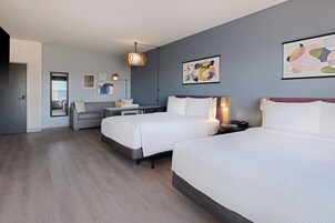 Studio Suite, 2 Queen Beds, Accessible Bathtub (Communications Accessible) | In-room safe, blackout drapes, free WiFi, bed sheets