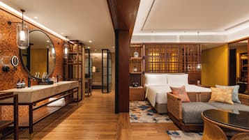Premium bedding, pillowtop beds, minibar, in-room safe