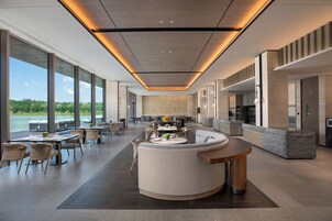 Breakfast, lunch and dinner served