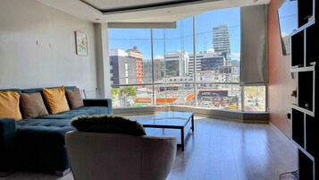 Caja de seguridad en la habitación y cortinas blackout 