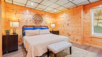 Cabaña familiar, vista a la montaña | 5 habitaciones, escritorio y wifi gratis