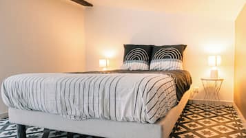 2 chambres, fer et planche Ă repasser, Wi-Fi, draps fournis