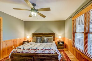 Ferienhaus, Mehrere Betten, Whirlpool, Bergblick (Happy Trails Lodge)