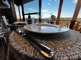 Luxury Double Room, Balcony, River View | Terrace/patio