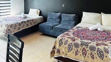 Departamento clásico, varias camas, cocina | 2 habitaciones, edredón y wifi gratis