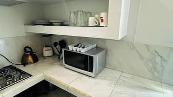 Classic Apartment, Multiple Beds, Kitchen | Private kitchen | Fridge, microwave, dishwasher, blender