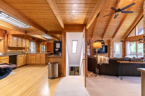Cabin, Multiple Beds, Hot Tub, Mountain View (Angels Envy) | Living area | Fireplace - Angels Envy (Lenoir)