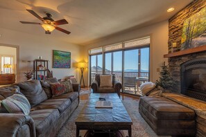 Condo, Multiple Beds, Patio, Mountain View (Whataview) | Living area - Whataview (Banner Elk)