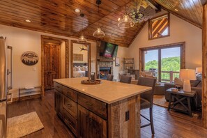Cabin, Multiple Beds, Hot Tub, Mountain View (Peak A View at Eagles Nest) | Interior - Peak A View at Eagles Nest (Banner Elk)