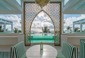 Outdoor pool, open 8:00 AM to 10:00 PM, sun loungers - Sana Tulum Beachfront Boutique Hotel (Tulum)