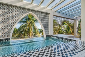 Oceanfront Grand Pool Suite | Terrace/patio - Sana Tulum Beachfront Boutique Hotel (Tulum)