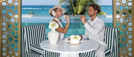 Aussenbereich für Hochzeiten