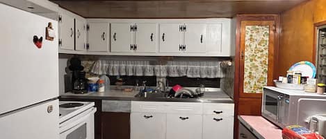 KĂŒhlschrank, Mikrowelle, Ofen, Herdplatte