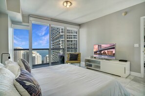 Appart'hôtel Luxe, 2 chambres, balcon, vue mer