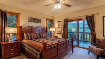 2 bedrooms, individually decorated, individually furnished, bed sheets