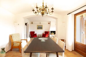 Dining - Holiday Home 'Can Pujadas' with Mountain View, Private Pool and Wi-Fi (Regencós)