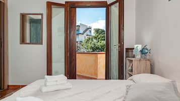 1 makuuhuone, vuodevaatteet