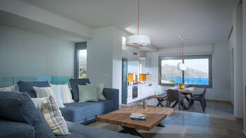 TV, fireplace, DVD player, stereo