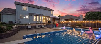 Papillion Heated Saltwater Pool House
