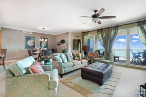 TV, printers - Oceanfront 3BR Condo w/ 450+ Sq Ft Glass Balcony & Stunning Views (Daytona Beach)