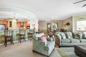 TV, printers - Oceanfront 3BR Condo w/ 450+ Sq Ft Glass Balcony & Stunning Views (Daytona Beach)