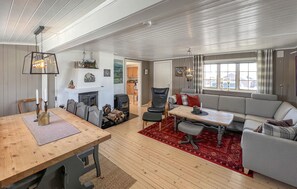 Fernseher, Kamin