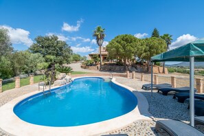 Pool - Villa 'Finca Son Manxo' with Mountain View, Wi-Fi and Air Conditioning (Illes Balears)