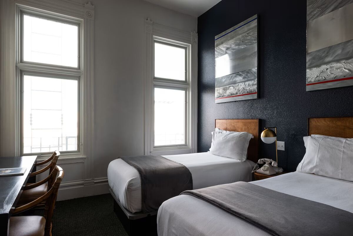 The Metro: Charming Twin Bedroom Perfect for Couple Stay, Near Golden Gate Park