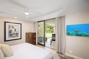 2 bedrooms, iron/ironing board, travel cot, WiFi - Ocean Views | Polo Beach Club Ground Floor Condo | Walk to Beach, Private Patio (Wailea-Makena)