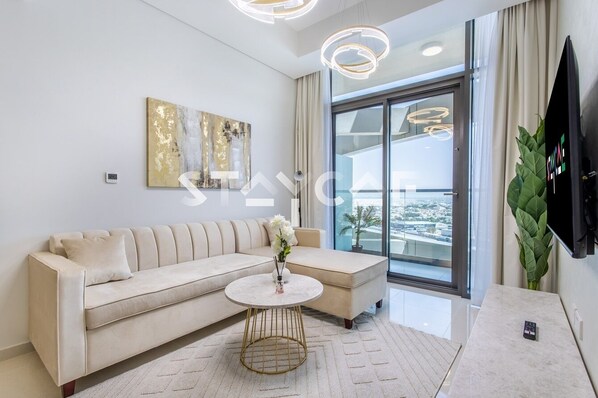 TV - Staycae Holiday Homes 1 Bedroom Family Apartment, Aykon C (Marassi Drive)