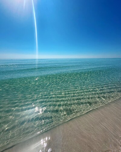 New, update, waterfront condo. Relaxing water sounds and view.