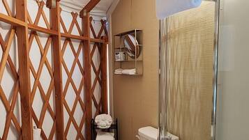 Shower, towels