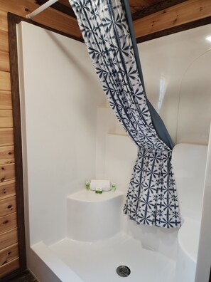 Shower, towels