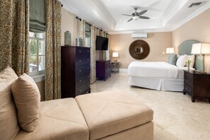 3 soverom, safe på rommet, strykejern/-brett og wi-fi (inkludert)