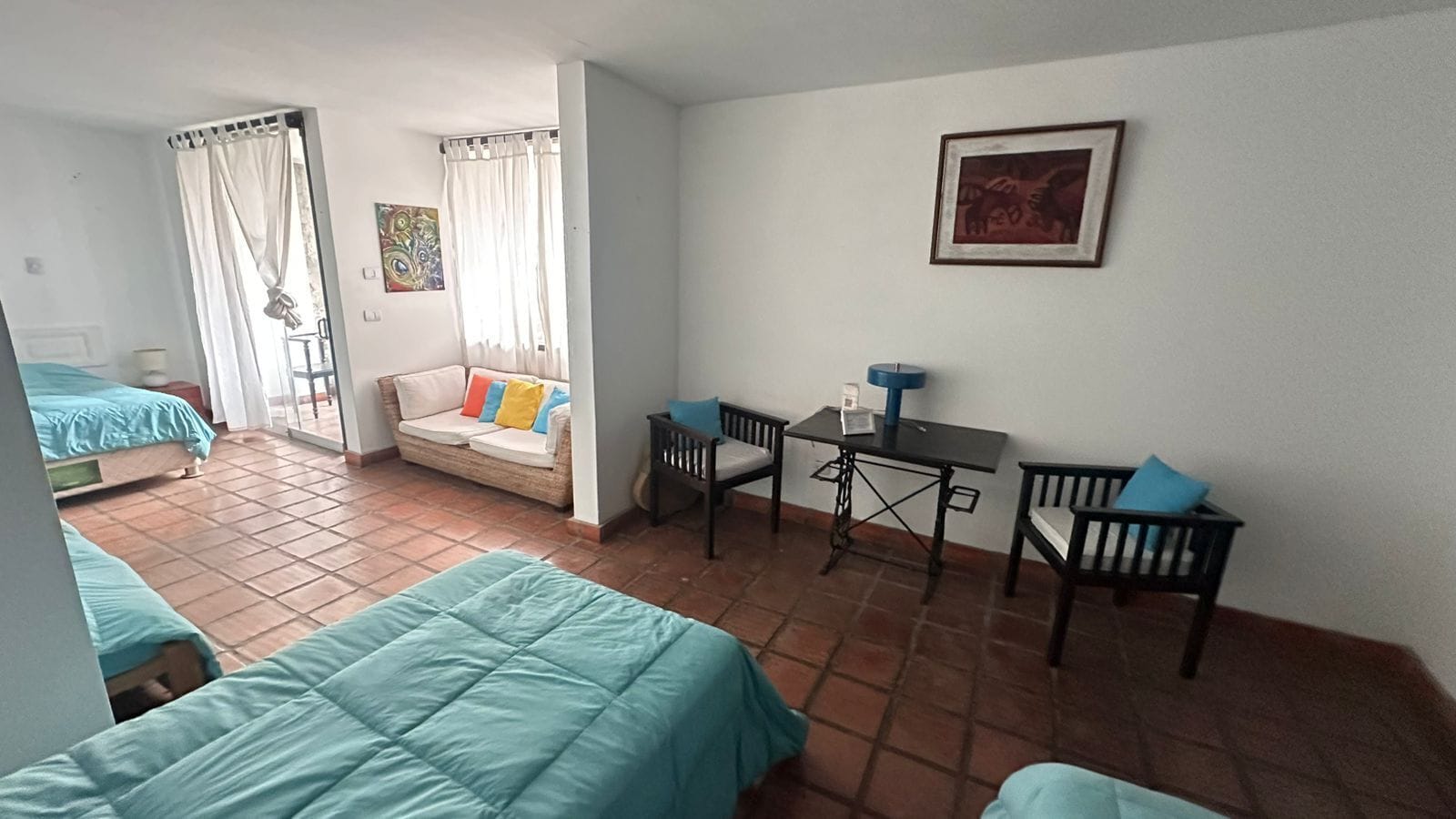 Economy Quadruple Room, Balcony, Courtyard View | 1 bedroom, Egyptian cotton sheets, premium bedding, desk