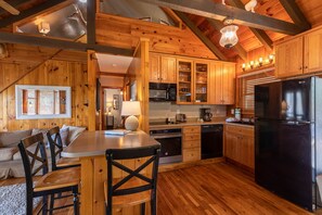 House, Multiple Beds, Patio, Mountain View (Heather Heights Cottage ) | Private kitchen | Coffee/tea maker - Heather Heights Cottage (Boone)