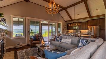 Condo, Multiple Beds, Patio, Mountain View (Craig 301 at Blue Ridge Mountain Club) | Living area | Fireplace