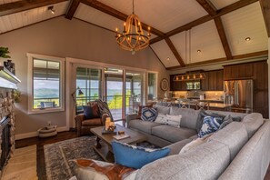 Condo, Multiple Beds, Patio, Mountain View (Craig 301 at Blue Ridge Mountain Club) | Living area | Fireplace