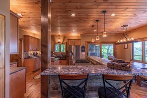 House, Multiple Beds, Hot Tub, Mountain View (The Refuge at Eagles Nest) | Private kitchen | Coffee/tea maker - The Refuge at Eagles Nest (Banner Elk)