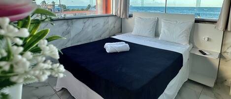 Double Room, Sea View | Bed sheets